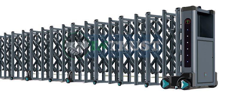 Automatic collapsible gate